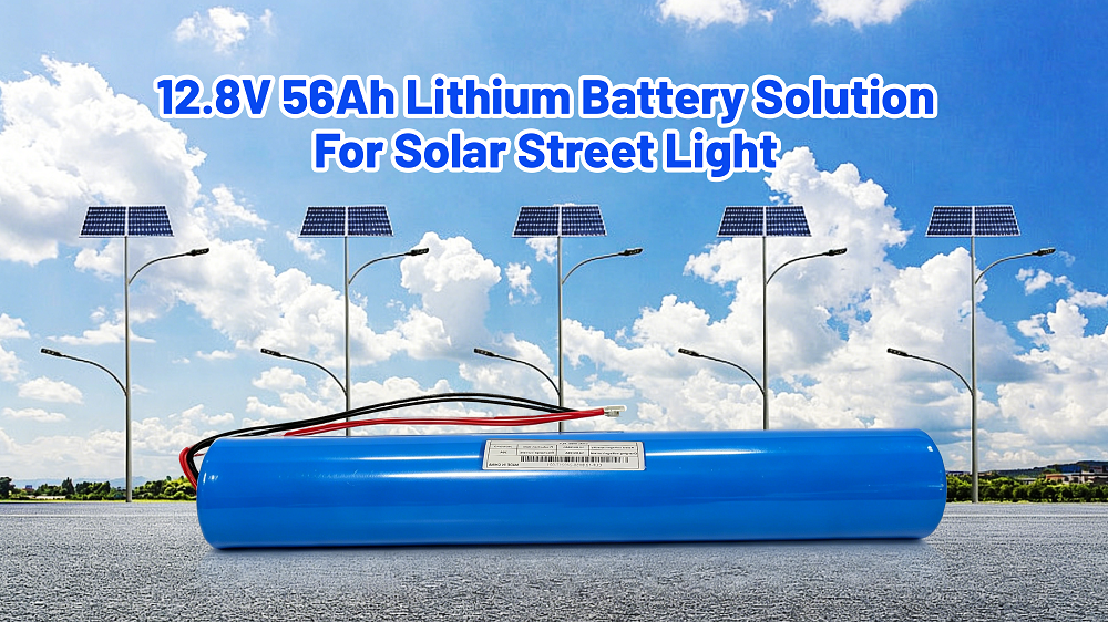ultimo caso aziendale circa 12.8V 56AH Lithium Battery Soution for Solar Street Light for Saudi Arabia