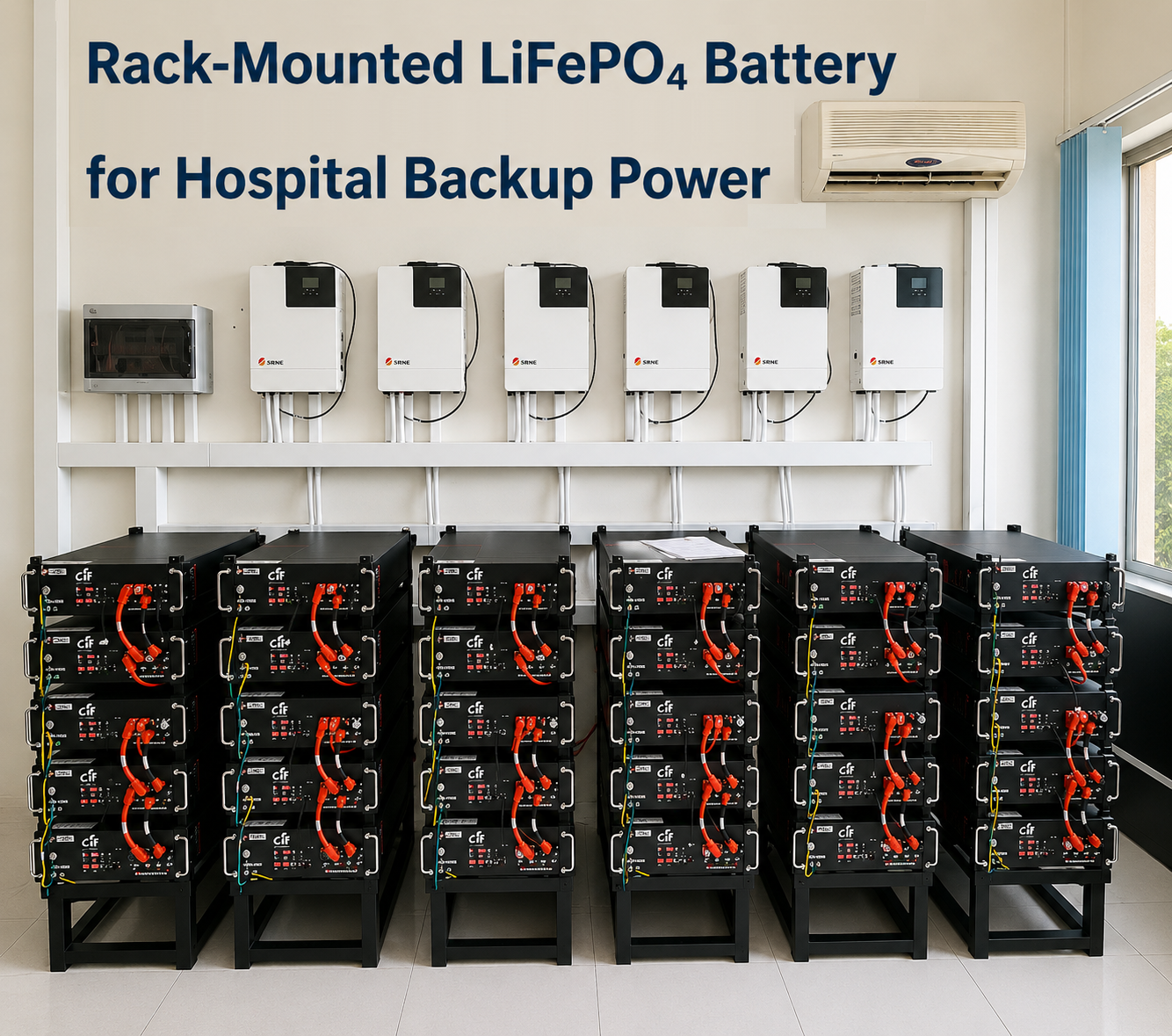 ultimo caso aziendale circa Batteria LiFePO₄ da Rack per Alimentazione di Backup Ospedaliera