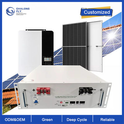 Ciclo profondo della batteria al litio LiFePo4 fuori dalla batteria solare del fosfato del ferro del litio di stoccaggio del ODM 10KW 48V 100AH 200AH dell'OEM di griglia