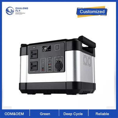 Generatore portatile di energia di sistema solare della centrale elettrica 1000W del ODM 500W dell'OEM della batteria al litio Lifepo4 2000WElectricity all'aperto