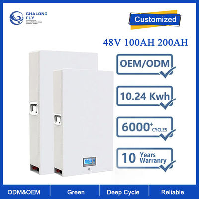 Immagazzinamento dell'energia ricaricabile di Ion Battery For Home Solar del litio del ODM 48V 100AH 200AH 300AH dell'OEM della batteria al litio LiFePo4