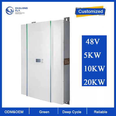 Sistema di memorizzazione a energia solare della batteria al litio della parete Lifepo4 di potere della casa del ODM 10KWH 5KWH 48V dell'OEM della batteria al litio LiFePo4