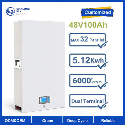 Batteria al litio LiFePO4 OEM ODM 48V 100AH 200AH 300AH Powerwall Off Grid Famiglia Batteria di accumulo di energia solare