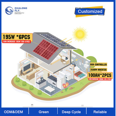 5KW Lifepo4 batteria al litio pacchetto di batterie solari per sistema di accumulo di energia collegato alla rete