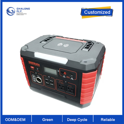 OEM ODM lifepo4 batteria al litio 1000W Power Supply Generatore solare pacchetti di batterie al litio per campeggio all'aperto RV EV