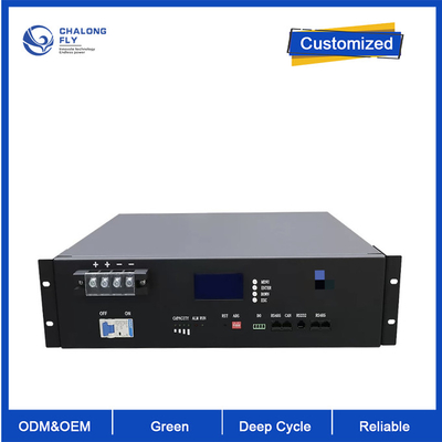 La batteria al litio del fosfato del ferro del litio della batteria al litio 48V 100Ah del ODM LiFePO4 dell'OEM imballa la batteria su misura