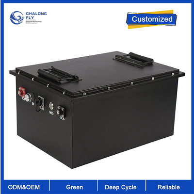 OEM ODM LiFePO4 batteria al litio Metal Shell Batteria al litio industriale 14S 60V 50AH EV pacchetti di batterie al litio personalizzati