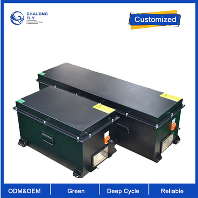 OEM ODM LiFePO4 batteria al litio RV Camper batteria 4800Wh 12V 100Ah batteria agli ioni di litio pacchetti di batterie al litio personalizzati