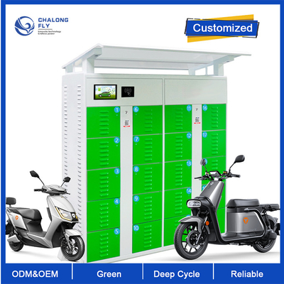 Batteria al litio all'aperto del ODM LiFePO4 dell'OEM che scambia il Governo della stazione per la divisione della batteria su misura E-bici
