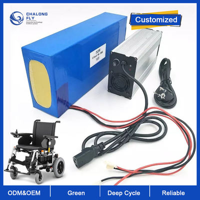 LiFePO4 batteria al litio ricaricabile OEM ODM 24V 36V 48V 60V 50AH 100AH Mobilità scooter elettrico batterie al litio