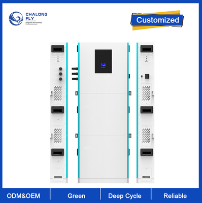 Il sistema di memorizzazione della batteria al litio del ODM LiFePO4 dell'OEM ha impilato la batteria al litio di 48V 100AH200AH ha personalizzato i pacchetti della batteria al litio