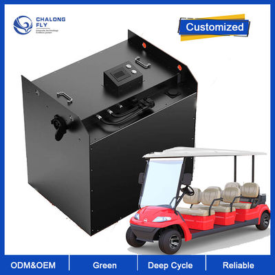 LiFePO4 batteria al litio Golf Cart OEM ODM 48V 72V 300V 600V 180AH 400AH batterie al litio Packs per carrello elettrico