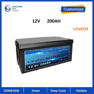 pacchetto 200ah della batteria al litio di 12v LiFePO4 con BMS per il carrello elevatore a energia solare delle barche del campo del camion di rv