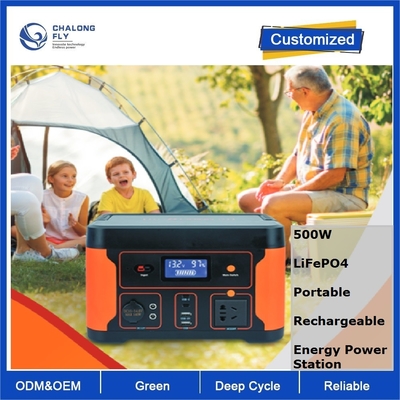 Litio Ion Solar Battery Rechargeable Portable 500w della centrale elettrica Lifepo4 di energia