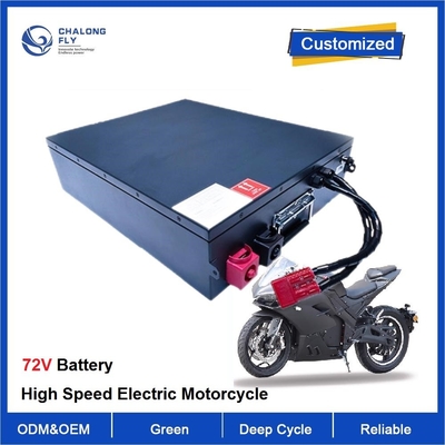 litio ad alta velocità Ion Battery del pacchetto della batteria del motociclo del motorino di 72V 50Ah 100AH LiFePO4 Ebike