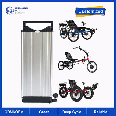 LiFePO4 pacchetti elettrici elettrici sdraiati su ordinazione della batteria del triciclo della batteria 20AH-120AH della batteria al litio 24V 36V 48V Trike