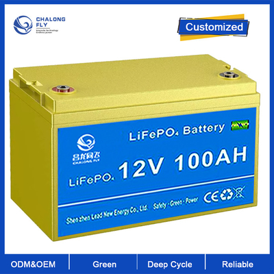 OEM ODM Batteria al litio LiFePO4 sostituzione acido piombo Batteria al litio LiFePO4 12,8V 100AH 200AH ricaricabile per veicoli elettrici