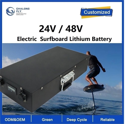 LiFePO4 Batteria al litio ferro fosfato personalizzata 48V 35AH Kayaks Underwater Thruster Surfboard EV batterie al litio BMS
