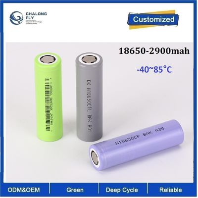 18650 2900mAh Grande temperatura -40~85°C Batteria in ferro di litio applicabile per alimentazione militare