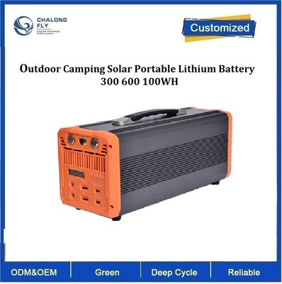CLF LiFePO4 Campeggio all'aperto Batteria al litio solare riciclabile Potenza di emergenza Confezioni di batterie al litio portatili300 600 100WH