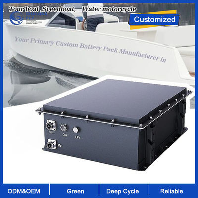 Batteria al litio LiFePO4 96V 105Ah Batteria agli ioni di litio per motori esterni, motori interni, barche elettriche, tender, yacht