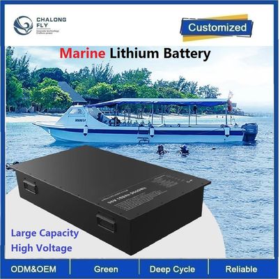 CLF OEM ODM Waterproof IP67 LiFePO4 Battery Pack 96V 100Ah con 3500+ Cycle Life per applicazioni di imbarcazioni marine ed EV