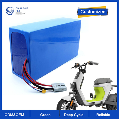 Batteria al litio LiFePO4 personalizzata 24V 36V 48V 60V 30AH Batteria agli ioni di litio 40AH 60AH 80AH Per sedia a rotelle elettrica / moto elettrica