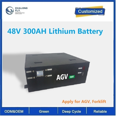 CLF OEM ODM Autocarro elettrico AGV RGV RGV Lifepo4 batterie al litio OEM 24V 48V 100Ah 200Ah 300Ah 50Ah