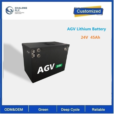 CLF OEM ODM 24V 45Ah carrello elevatore elettrico AGV RGV Power Lifepo4 batterie al litio OEM 24V 48V 100Ah 200Ah 300Ah 50Ah