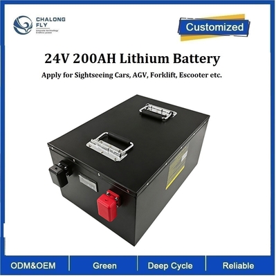 CLF OEM Litio Ferro Fosfato ricaricabile LiFePO4 Batteria 100Ah 200Ah 300Ah 400Ah 12V 24V Per RV Camper Barche Auto