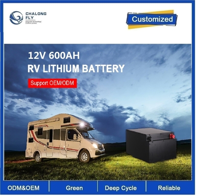 CLF 12V 600Ah Litio Ferro Fosfato ricaricabile LiFePO4 Batteria 100Ah 200Ah 300Ah 12V 24V Per RV Camper Boot
