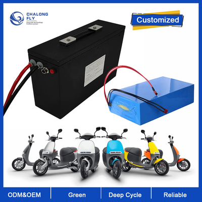 Batteria al litio LiFePO4 OEM ODM 36V 48V 60V 25AH Batteria agli ioni di litio 60AH 100AH 120AH Per sedia a rotelle / moto elettrica / bicicletta elettrica