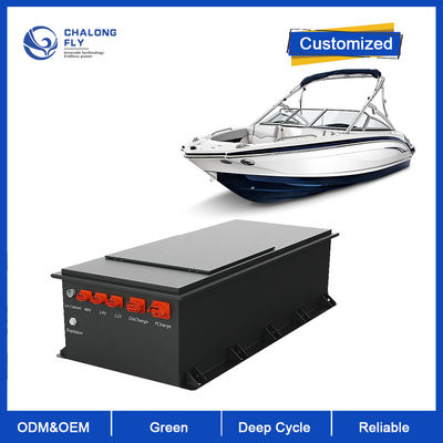 CLF OEM ODM LiFePO4 batteria al litio per barche marine 96V 300ah30KWh IP67 impermeabile