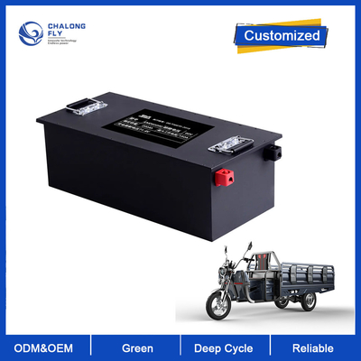 48v 60v 72v 100ah 200ah 300ah Batteria al litio per ciclomotore triciclo elettrico personalizzato 48v 60Ah Lifepo4 Batteria per auto rickshaw elettrica