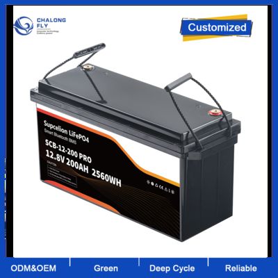 Batteria al litio 12V 200Ah Sostituzione piombo-acido all'ingrosso OEM Piombo-acido a batteria Lifepo4 Magazzino UE