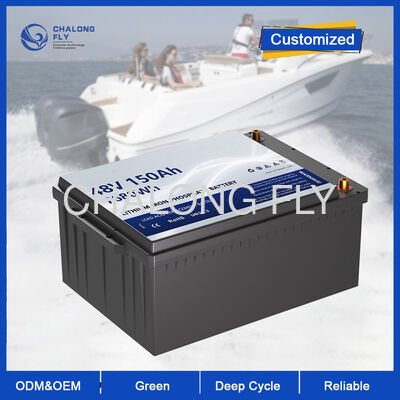 48V 150Ah LiFePO4 Battery Pack con sistema di gestione integrato Motore elettrico per imbarcazioni marittime Yacht Trolling Motor Kayak Accessorio