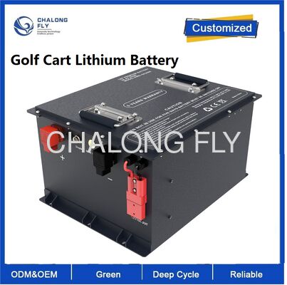 Batterie al litio per golf cart elettrici 48V 72V 96V 50Ah 100Ah 105Ah 150Ah Li Ion LiFePO4 per triciclo elettrico e moto