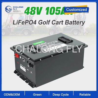 Batteria per carrello da golf da 36V e 52AH con cella al litio di grado A e 4000 cicli di vita