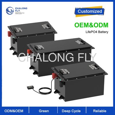 Batteria per golf cart LiFePO4 ad alta capacità 48V 100Ah con 4000 cicli e celle di grado A