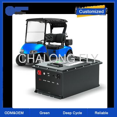 Batteria al litio da 48V 100Ah con Bluetooth e 4000 cicli LiFePO4 per carrelli da golf elettrici