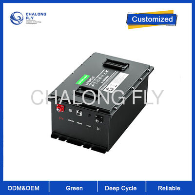 Batteria per golf cart LiFePO4 48V 100Ah con oltre 4000 cicli e BMS 200A integrato per adattamento universale