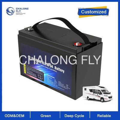 Batteria al litio LiFePO4 da 12V 400Ah - Batteria a ciclo profondo con oltre 3000 cicli, impermeabile IP67 per camper e nautica