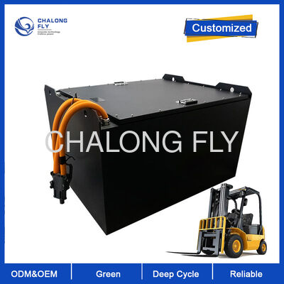 Batteria al litio da 48V 200Ah per carrelli elevatori con 4000 cicli di vita e protezione IP65 per carrelli elevatori elettrici
