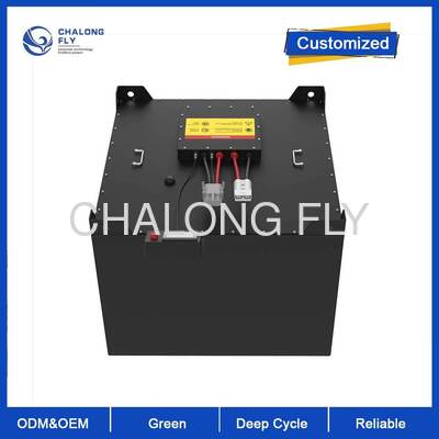 Batteria al litio per carrello elevatore da 24V 80Ah, materiale LiFePO4, esente da manutenzione, alta sicurezza e lunga durata per carrelli elevatori industriali