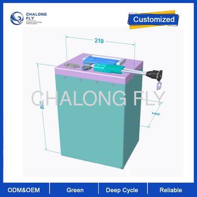 Batteria LiFePO4 da 72V 32Ah con protezione impermeabile IP67 e durata di 1500 cicli per veicoli elettrici a due ruote