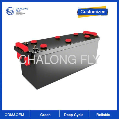 Batteria al litio per camper a ciclo profondo da 24 V 200 Ah con protezione IP67 e oltre 4000 cicli per viaggi in camper e campeggio