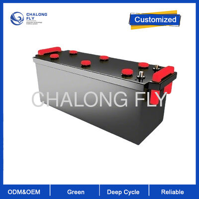 Batteria 12V 400Ah LiFePO4 con 5000 cicli profondi, corrente continua 200A e design leggero per camper e camper