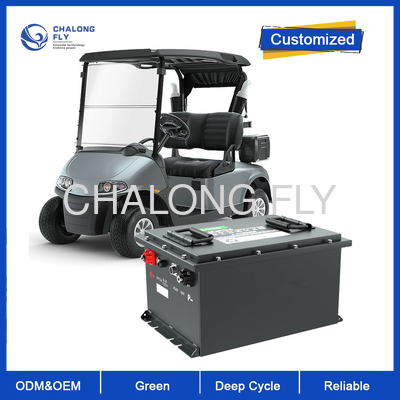 Batteria LiFePO4 per carrelli da golf da 48V 150Ah con più di 6000 cicli e protezione impermeabile IP65