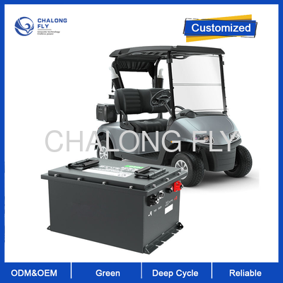 Batteria LiFePO4 ad alta capacità da 48V 190Ah con 6000+ cicli e IP65 impermeabile per carrelli da golf