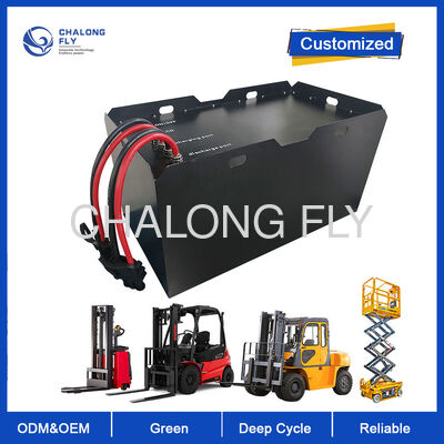 80V 200Ah Batteria al litio per carrelli elevatori leggeri LiFePO4 Compatto 3000 cicli 16kWh Ricarica rapida per carrelli elevatori elettrici